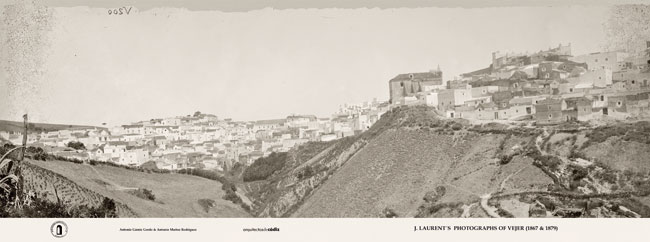 J. Laurent: Vista general de Vejer [desde San Miguel] (Archivo Ruiz Vernacci) 