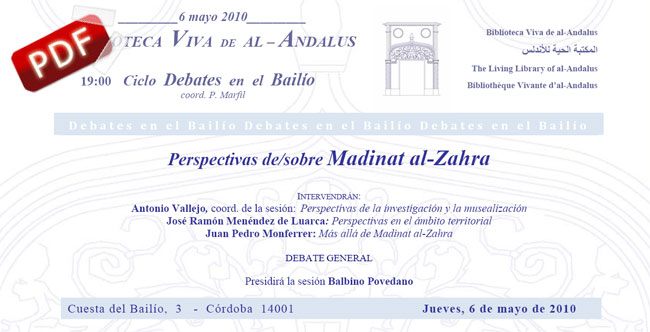 Invitación Ciclo de Debates en la Bailío