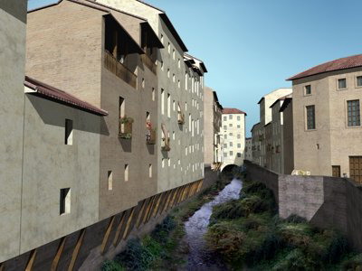 Lucía Gómez Robles y José Antonio Fernández Ruiz: Modelo digital del centro histórico de Granada