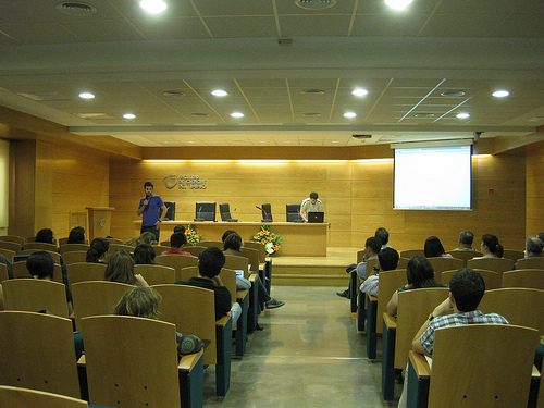 Presentación de www.laac.es en GrinUGR [Foto: Esteban Romero Frías]