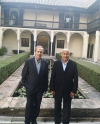 El Dr. Abdulaziz Othman Altwaijri, Director General de la ISESCO y el Dr. Antonio Orihuela, director de la EEA