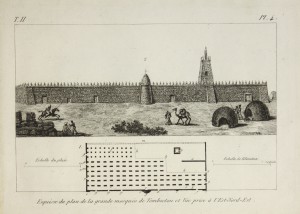Plan de la grande Mosquee de Tembuctou
