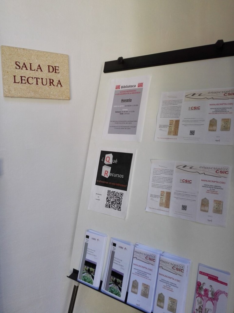 Información Biblioteca Escuela de Estudios Árabes