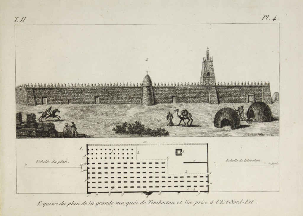 Plan de la grande Mosquee de Tembuctou