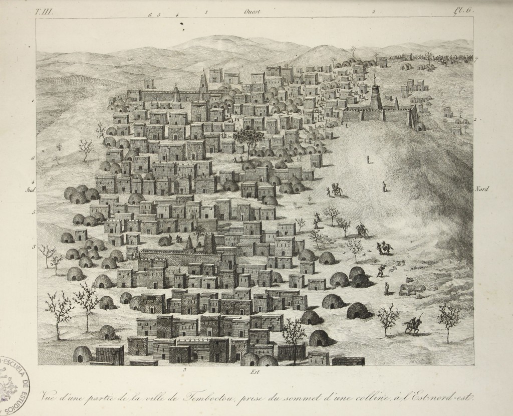 Vue d une partie de la ville de Tembuctou