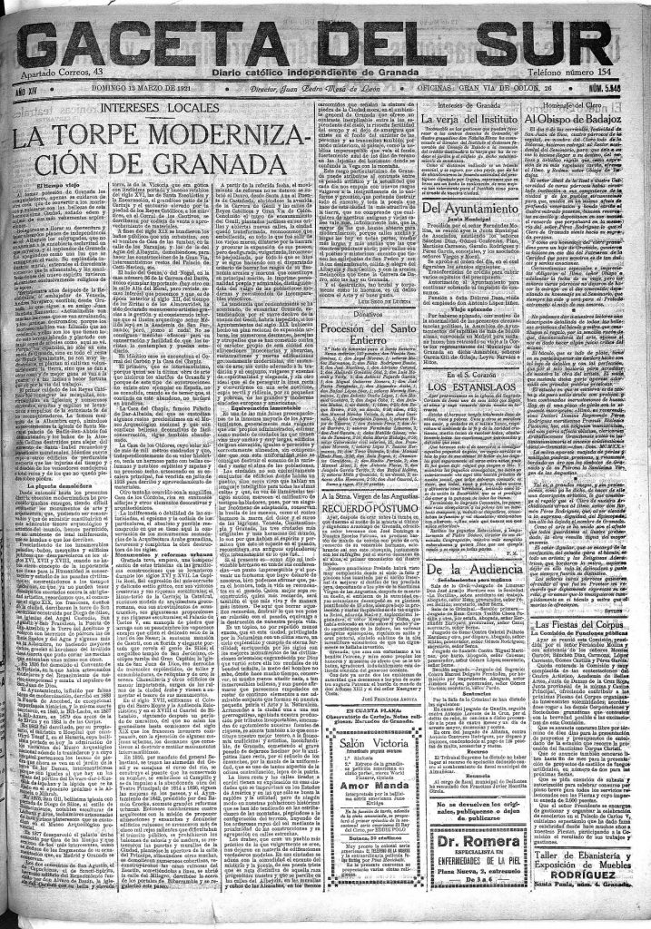 Abandono de la Casa del Chapiz
