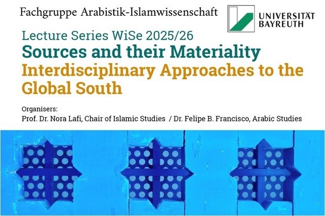 Ponencia de Elsa Cardoso en el seminario «Sources and their Materiality» de la Universidad de Bayreuth