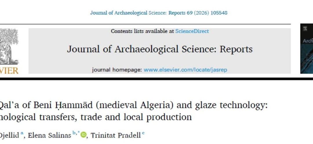 Artículo de Elena Salinas y otras investigadoras en «Journal of Archaeological Science: Reports»