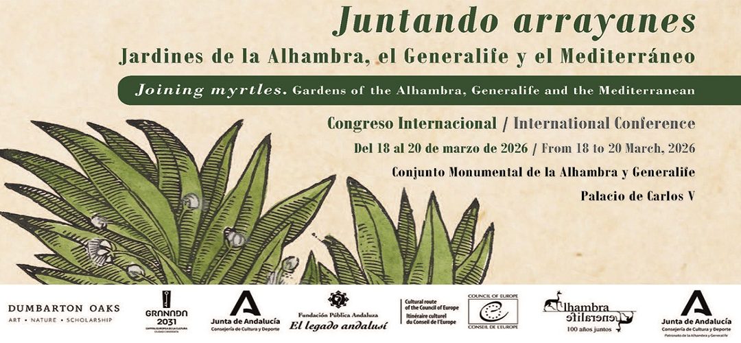 Luis J. García, Julio Navarro y Antonio Orihuela participan en el congreso internacional «Juntando arrayanes. Jardines de la Alhambra, el Generalife y el Mediterráneo»