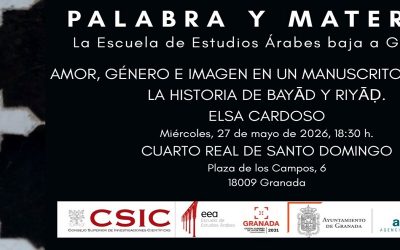 Conferencia de Elsa Cardoso en el ciclo «Palabra y Materia»