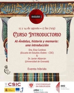 Curso «Al-Ándalus, historia y memoria: una introducción» en el IHAMM de la Universidad de Buenos Aires